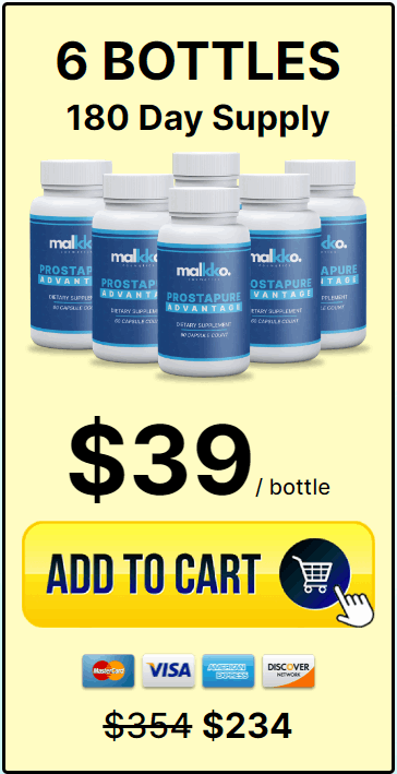 ProstaPure 6 bottles 180-day supply most popular